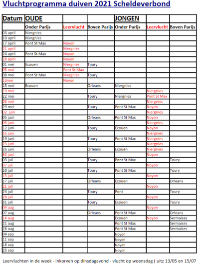 Screenshot 2021 03 28 vluchtkalender scheldeverbond 2021 pdf